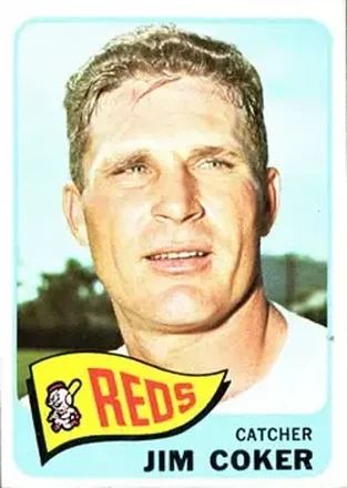1965 Topps #192 - Jim Coker - Cincinnati Reds