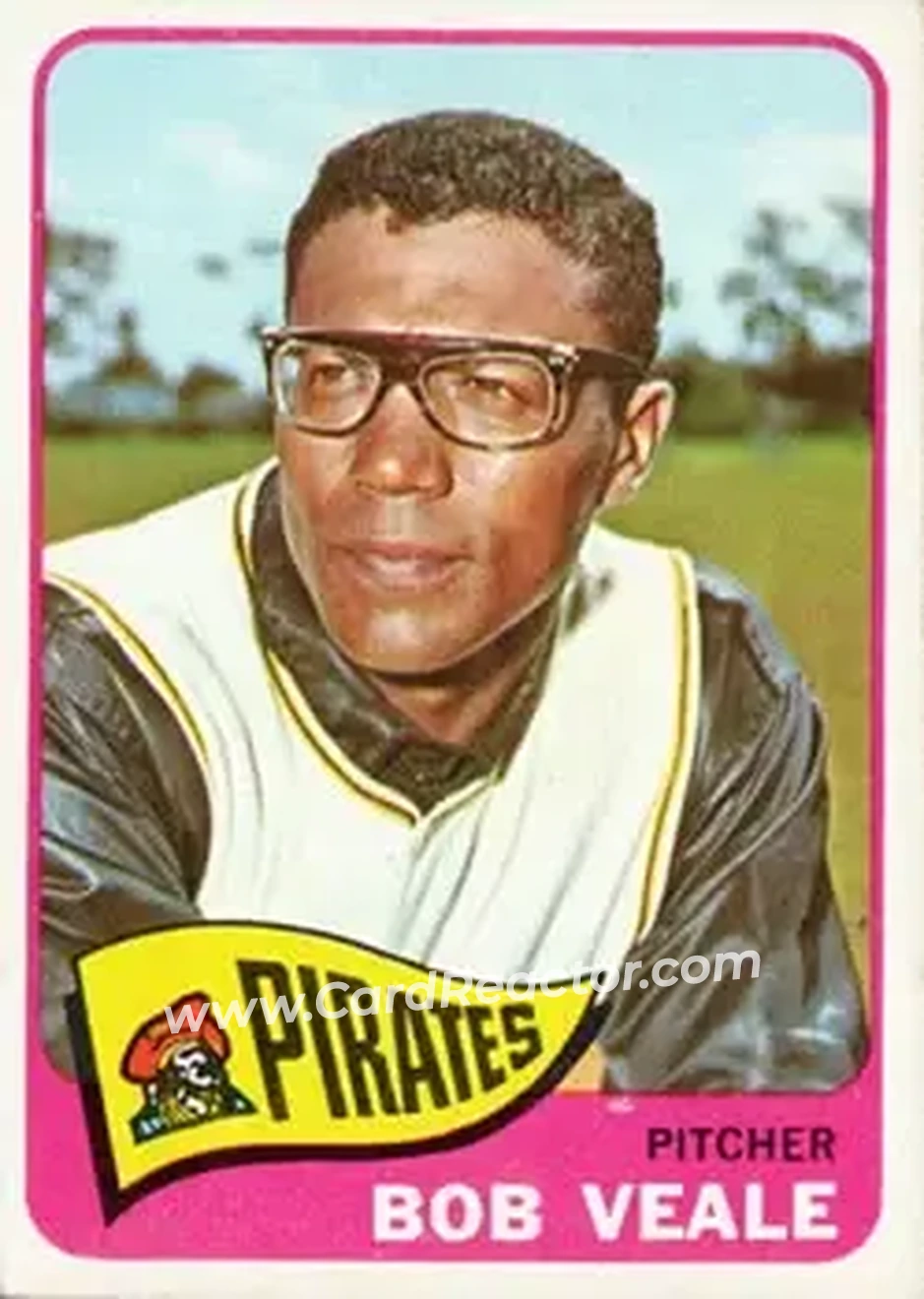 1965 Topps #195 - Bob Veale - Pittsburgh Pirates - Front