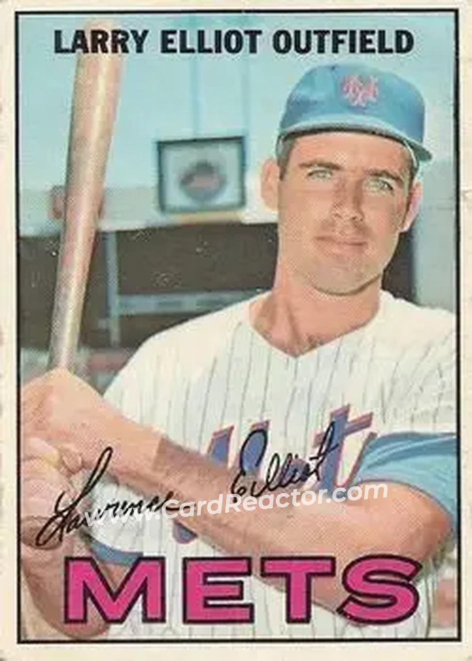 1967 O-Pee-Chee #23 - Larry Elliot - New York Mets - Front