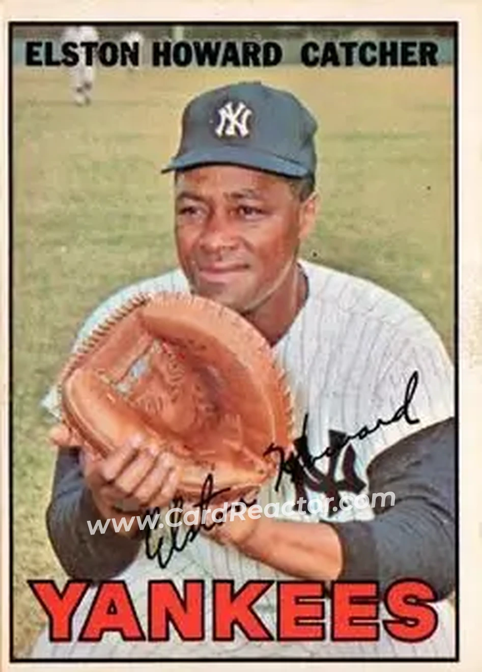1967 O-Pee-Chee #25 - Elston Howard - New York Yankees - Front 1967 O-Pee-Chee #25 - Elston Howard - New York Yankees - Front