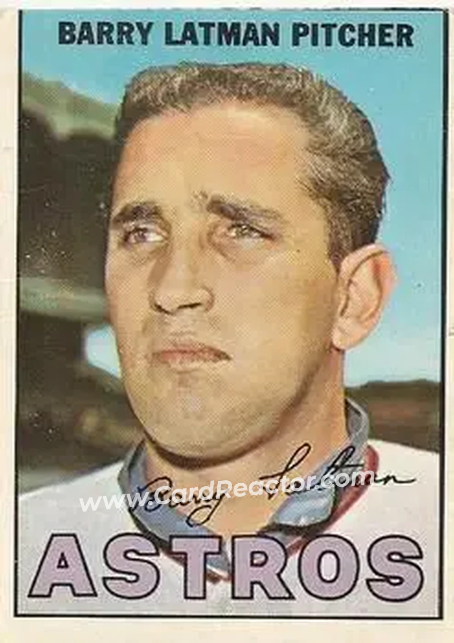 1967 O-Pee-Chee #28 - Barry Latman - Houston Astros - Front