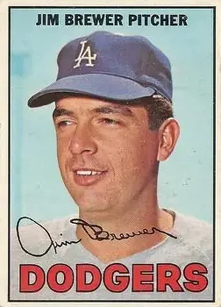 1967 O-Pee-Chee #31 - Jim Brewer - Los Angeles Dodgers