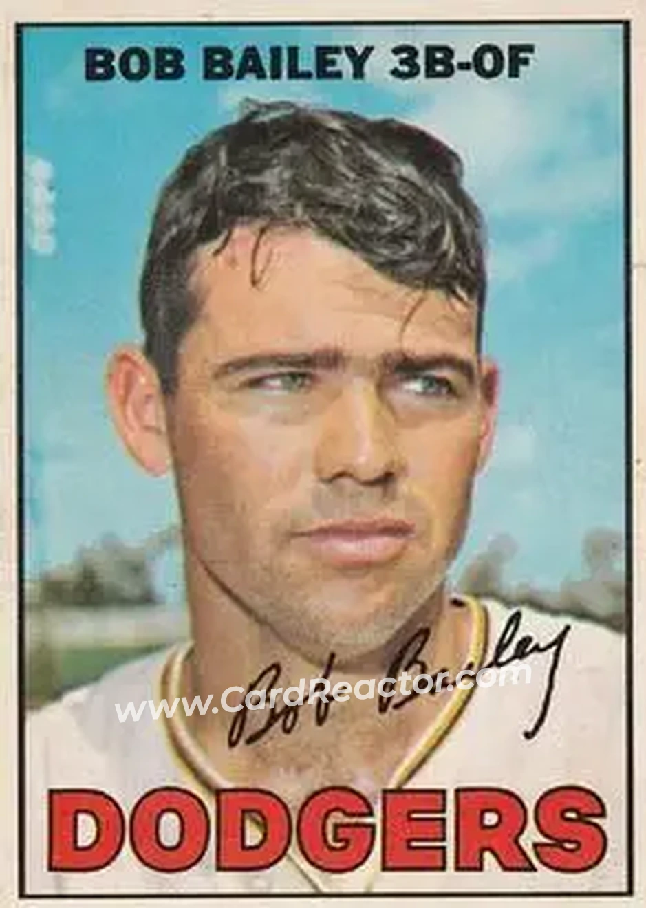 1967 O-Pee-Chee #32 - Bob Bailey - Los Angeles Dodgers - Front