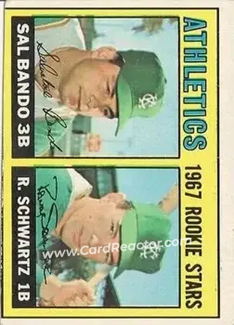 1967 O-Pee-Chee #33 - Card #33 - Kansas City Athletics - Front 1967 O-Pee-Chee #33 - Card #33 - Kansas City Athletics - Front
