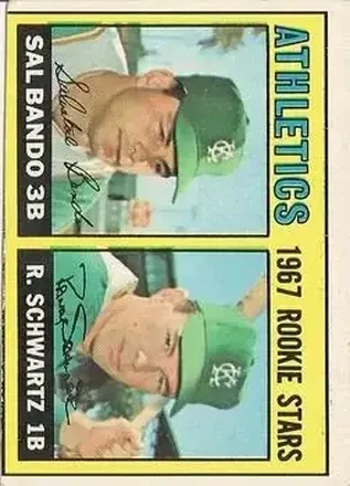 1967 O-Pee-Chee #33 - Card #33 - Kansas City Athletics