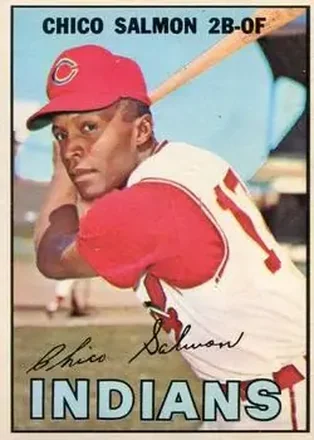 1967 O-Pee-Chee #43 - Chico Salmon - Cleveland Indians