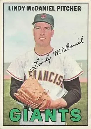 1967 O-Pee-Chee #46 - Lindy McDaniel - San Francisco Giants 1967 O-Pee-Chee #46 - Lindy McDaniel - San Francisco Giants