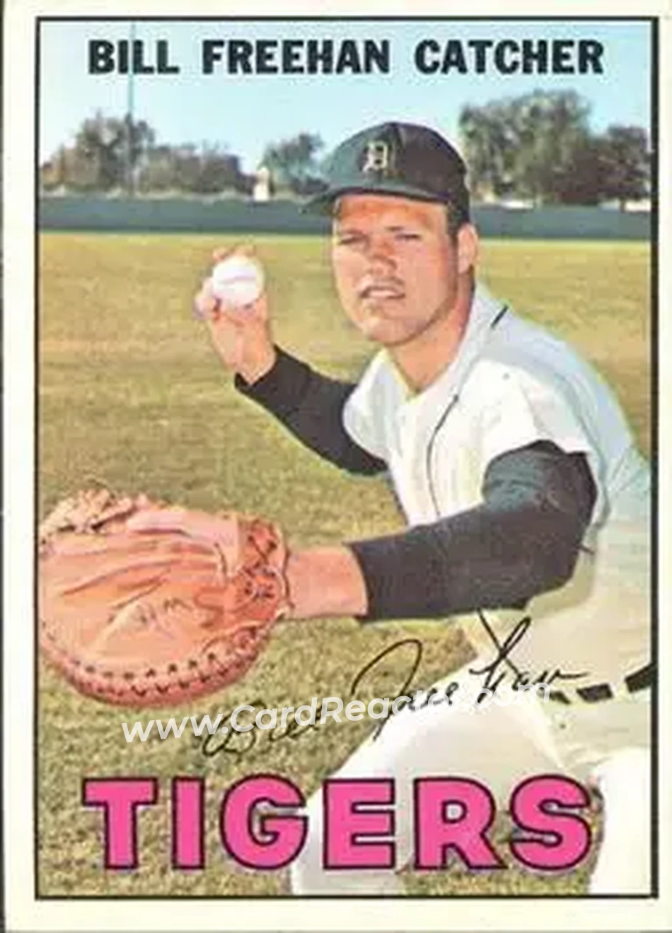 1967 O-Pee-Chee #48 - Bill Freehan - Detroit Tigers - Front 1967 O-Pee-Chee #48 - Bill Freehan - Detroit Tigers - Front