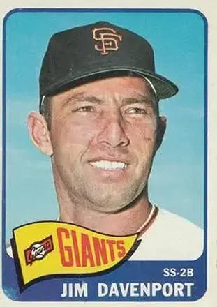 1965 O-Pee-Chee #213 - Jim Davenport - San Francisco Giants