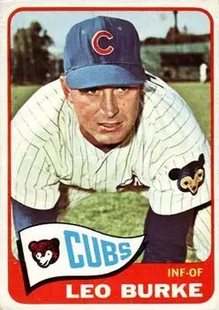 1965 Topps #202 - Leo Burke - Chicago Cubs