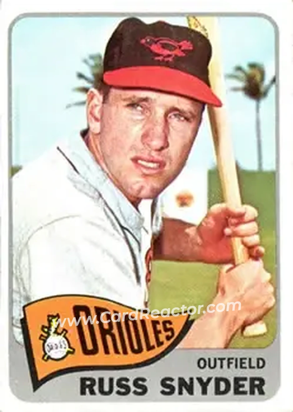 1965 Topps #204 - Russ Snyder - Baltimore Orioles - Front 1965 Topps #204 - Russ Snyder - Baltimore Orioles - Front