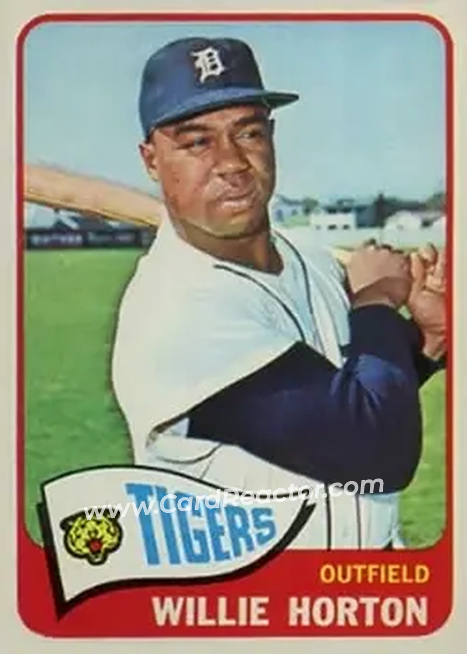 1965 Topps #206 - Willie Horton - Detroit Tigers - Front
