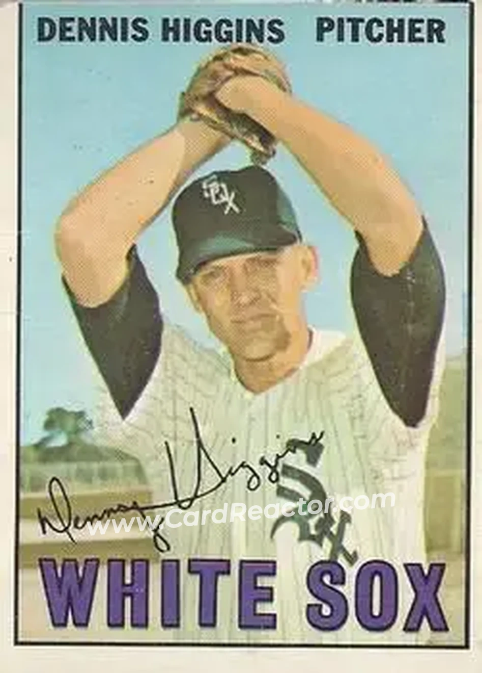 1967 O-Pee-Chee #52 - Dennis Higgins - Chicago White Sox - Front