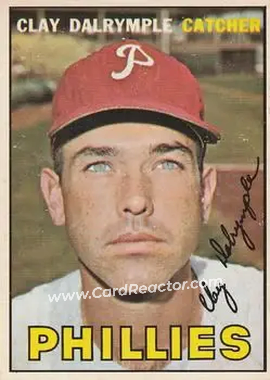 1967 O-Pee-Chee #53 - Clay Dalrymple - Philadelphia Phillies - Front