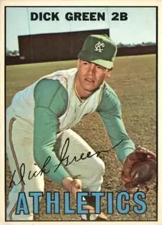1967 O-Pee-Chee #54 - Dick Green - Kansas City Athletics