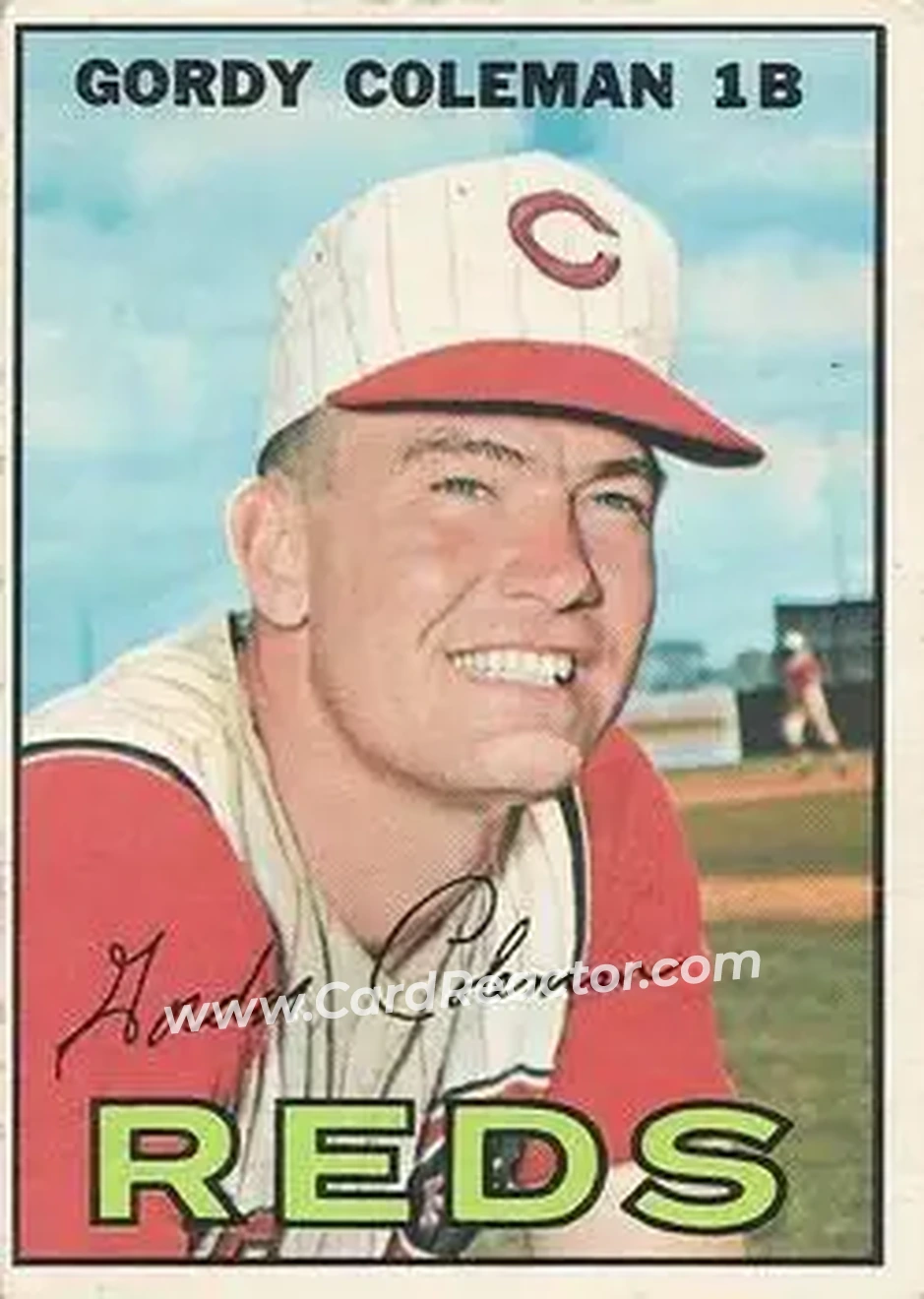 1967 O-Pee-Chee #61 - Gordy Coleman - Cincinnati Reds - Front