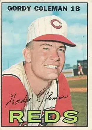 1967 O-Pee-Chee #61 - Gordy Coleman - Cincinnati Reds 1967 O-Pee-Chee #61 - Gordy Coleman - Cincinnati Reds