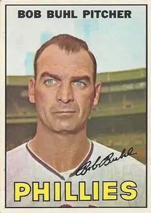 1967 O-Pee-Chee #68 - Bob Buhl - Philadelphia Phillies