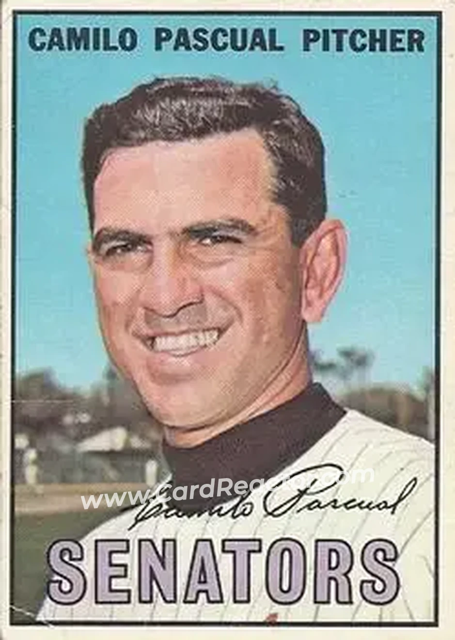 1967 O-Pee-Chee #71 - Camilo Pascual - Washington Senators - Front