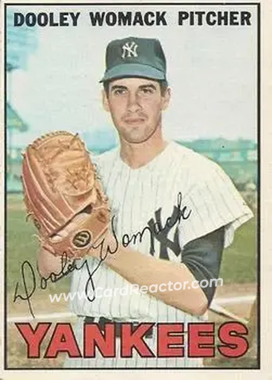1967 O-Pee-Chee #77 - Dooley Womack - New York Yankees - Front