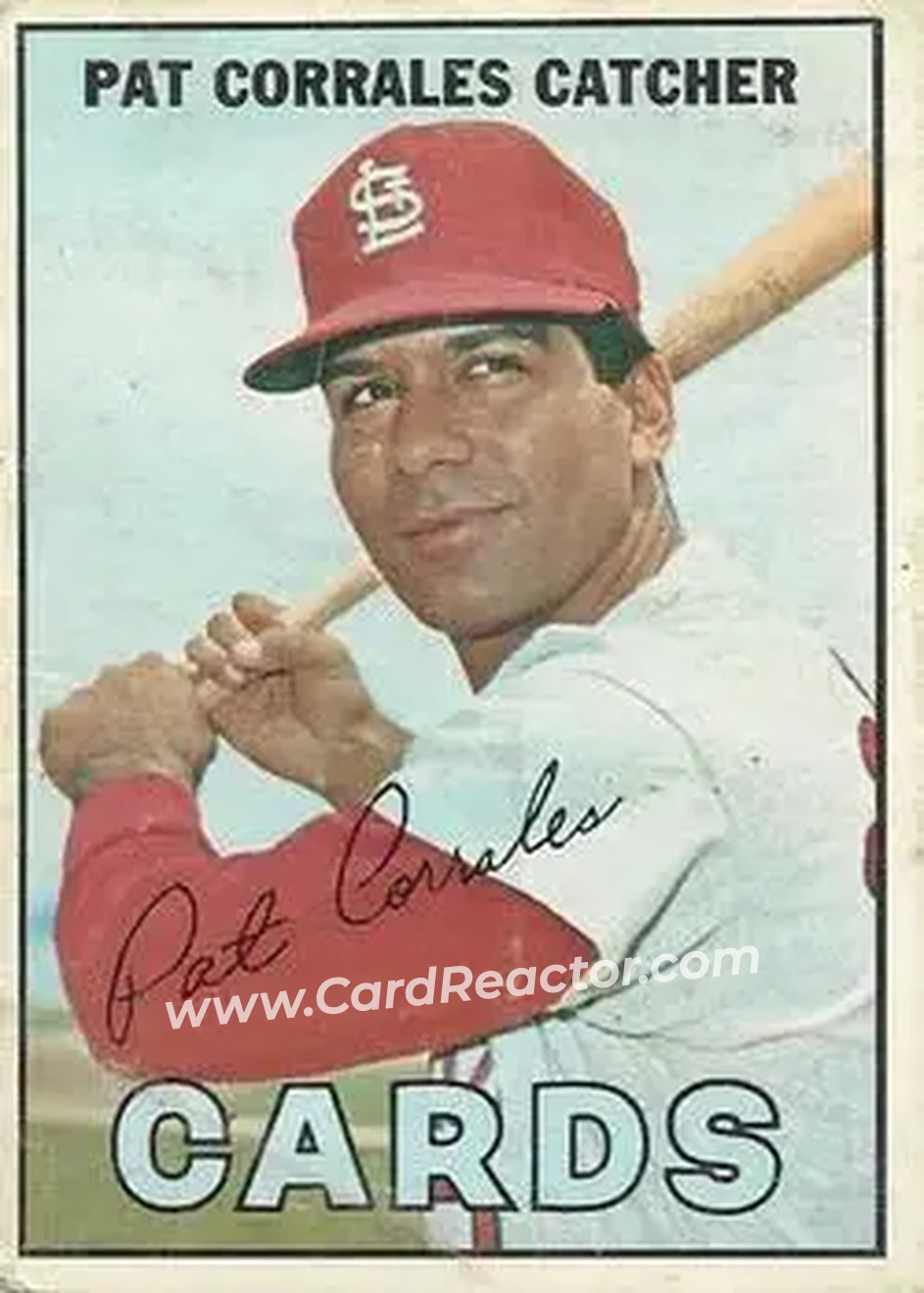 1967 O-Pee-Chee #78 - Pat Corrales - St. Louis Cardinals - Front