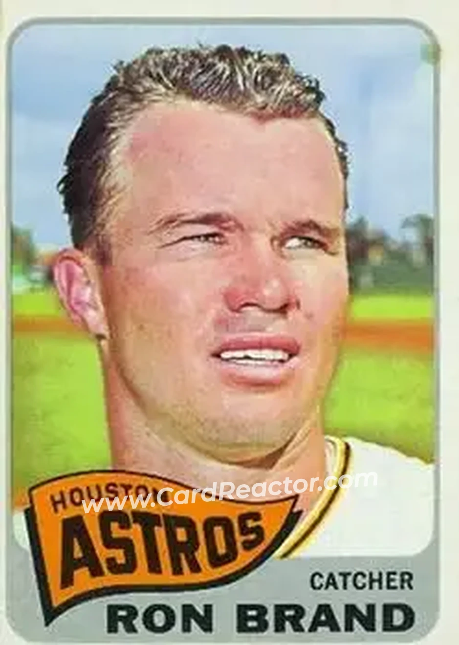 1965 Topps #212 - Ron Brand - Houston Astros - Front