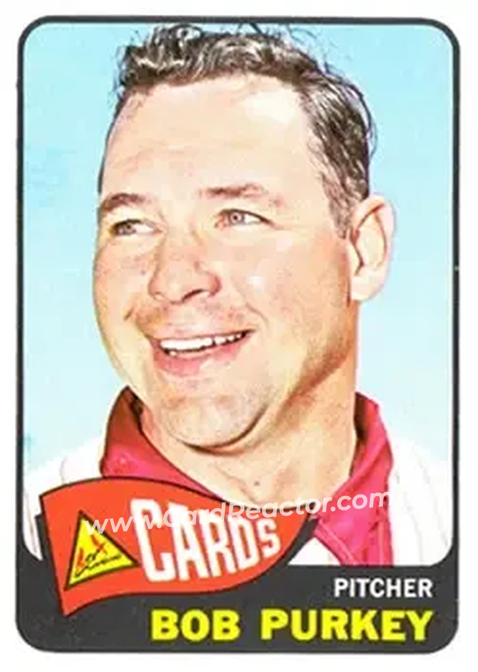 1965 Topps #214 - Bob Purkey - St. Louis Cardinals - Front