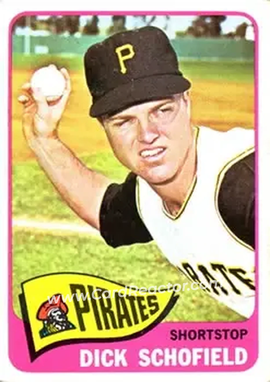 1965 Topps #218 - Dick Schofield - Pittsburgh Pirates - Front