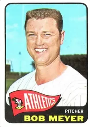 1965 Topps #219 - Bob Meyer - Kansas City Athletics
