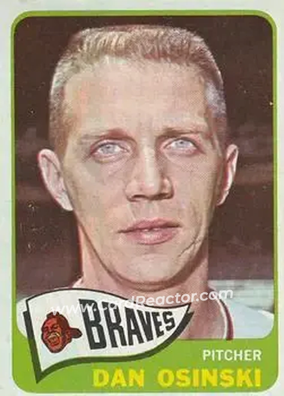 1965 O-Pee-Chee #223 - Dan Osinski - Milwaukee Braves - Front