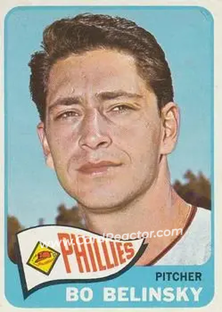 1965 O-Pee-Chee #225 - Bo Belinsky - Philadelphia Phillies - Front