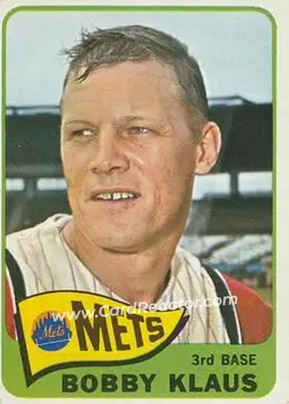 1965 O-Pee-Chee #227 - Bobby Klaus - New York Mets - Front