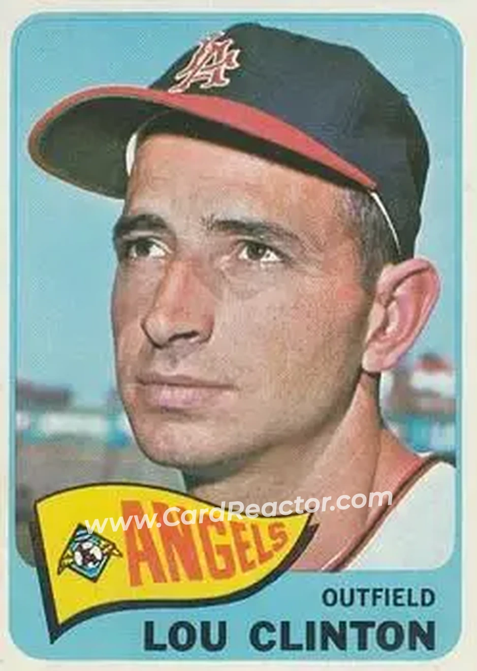 1965 O-Pee-Chee #229 - Lou Clinton - Los Angeles Angels - Front