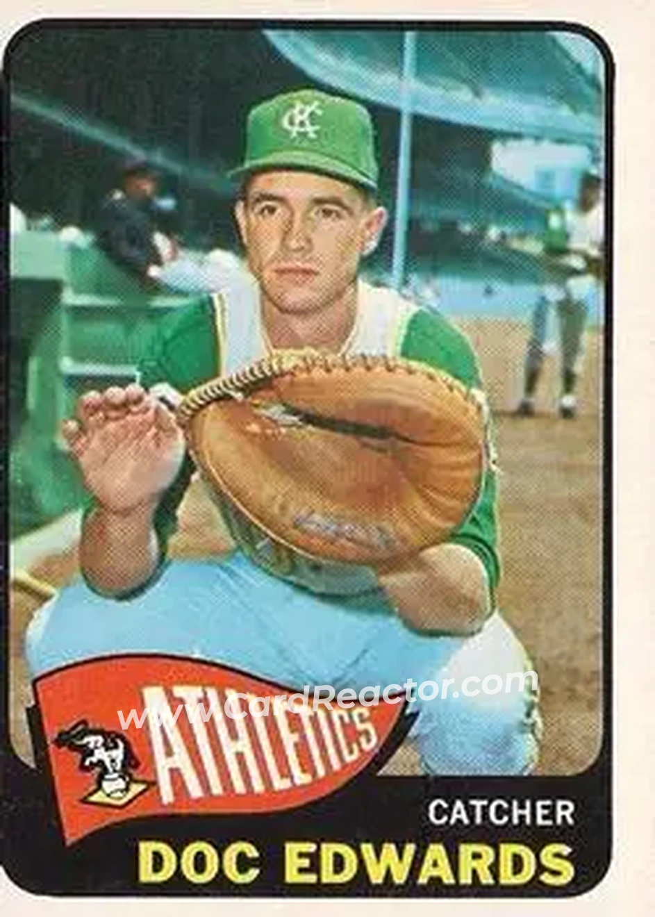 1965 O-Pee-Chee #239 - Doc Edwards - Kansas City Athletics - Front