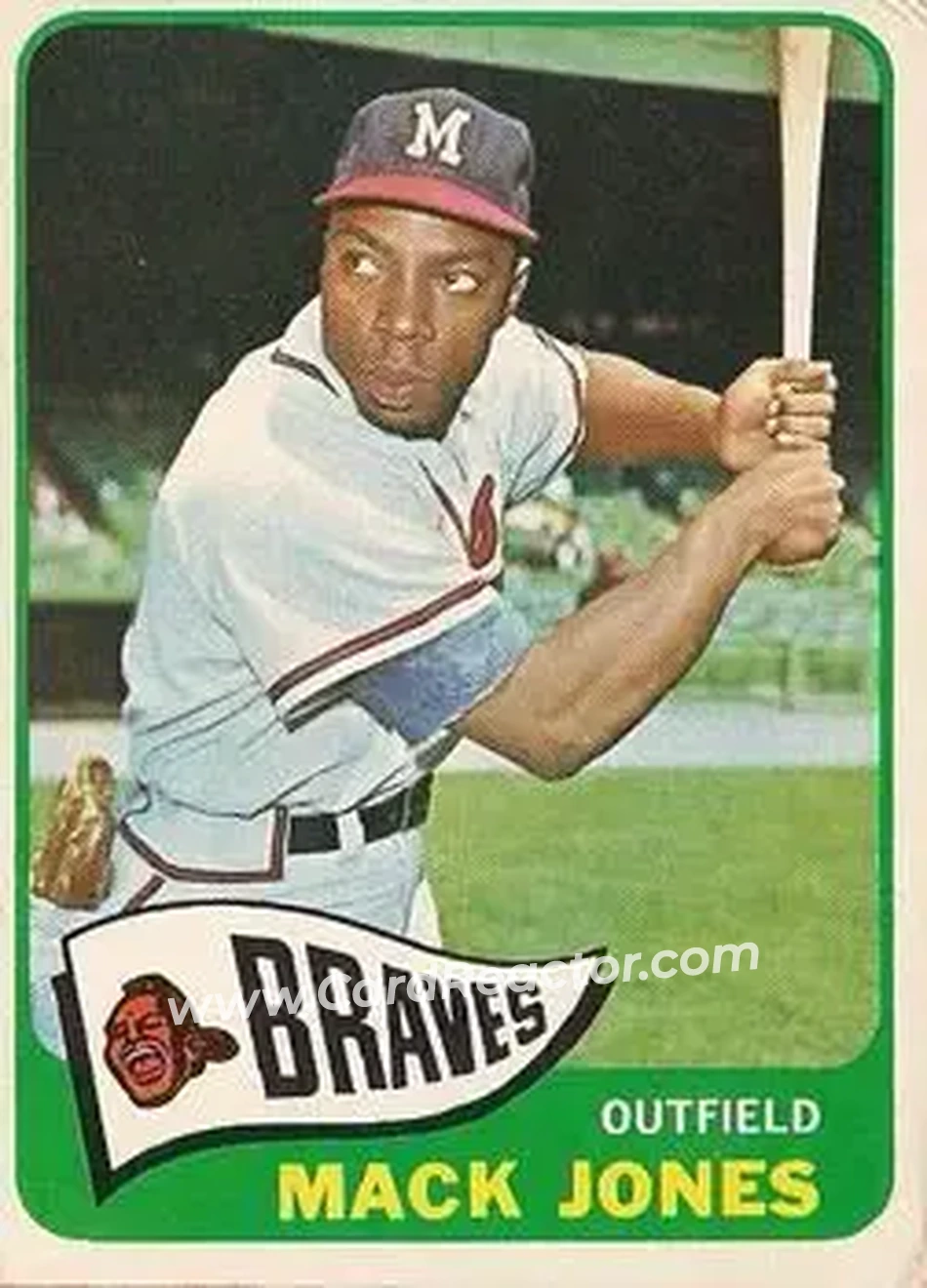 1965 O-Pee-Chee #241 - Mack Jones - Milwaukee Braves - Front