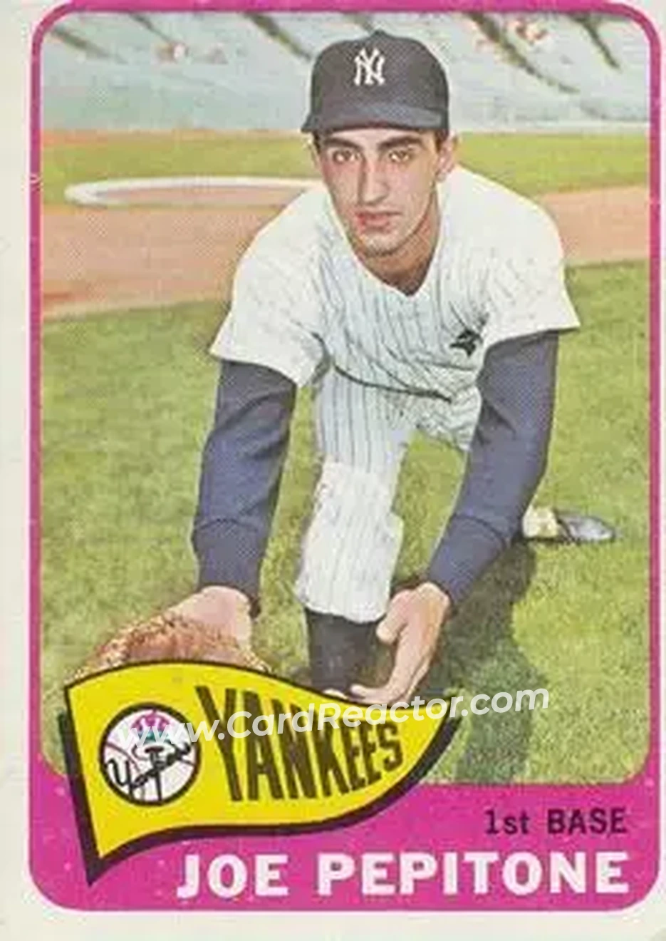 1965 O-Pee-Chee #245 - Joe Pepitone - New York Yankees - Front