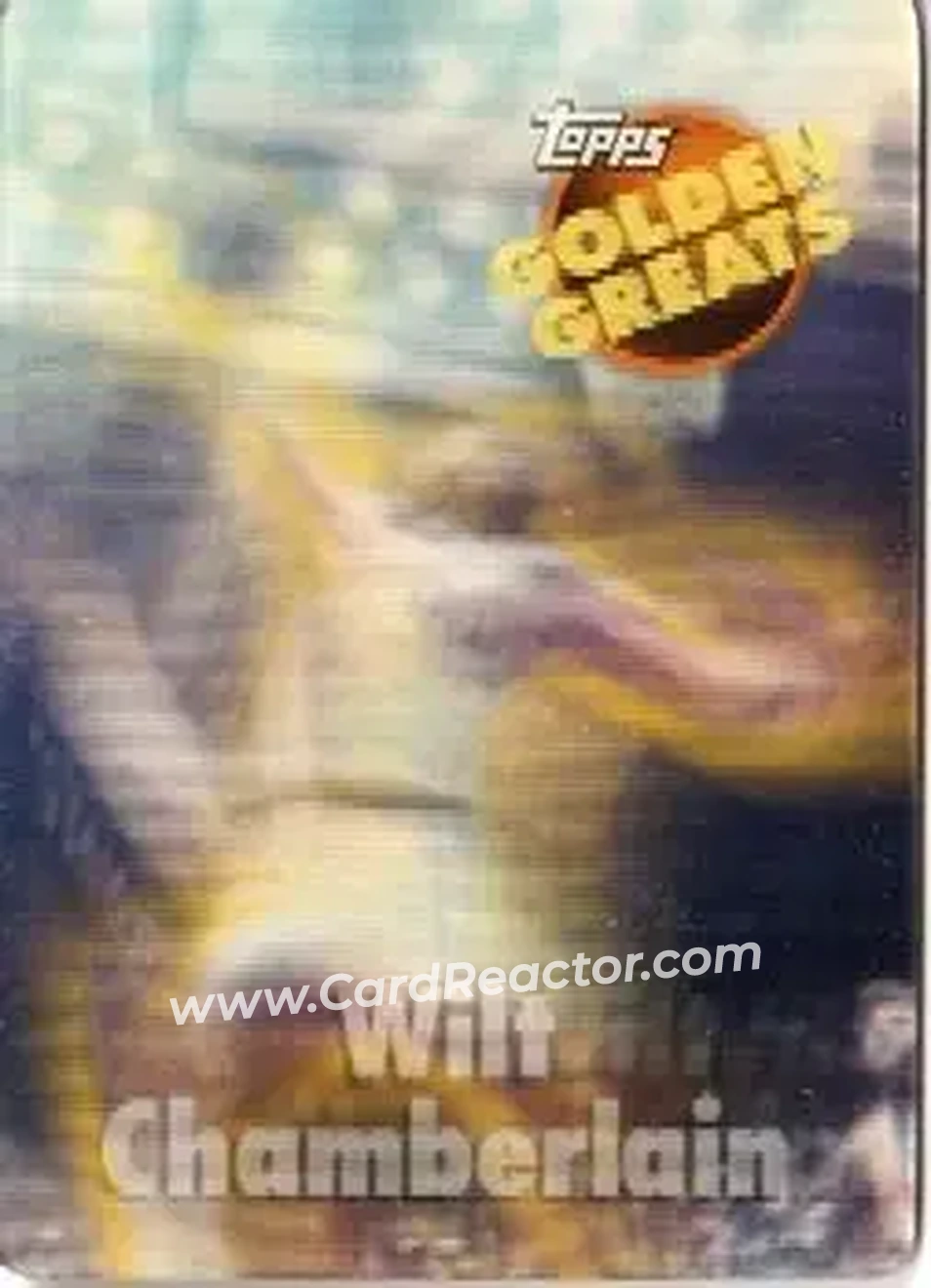 1998 Topps Golden Greats #4 - Wilt Chamberlain - Los Angeles Lakers - Front