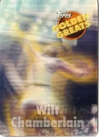 1998 Topps Golden Greats #4 - Wilt Chamberlain - Los Angeles Lakers