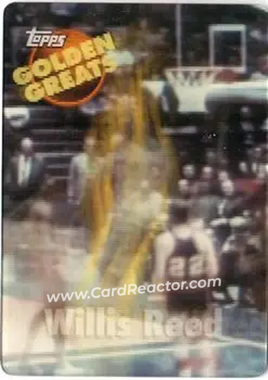 1998 Topps Golden Greats #13 - Willis Reed - New York Knicks - Front 1998 Topps Golden Greats #13 - Willis Reed - New York Knicks - Front