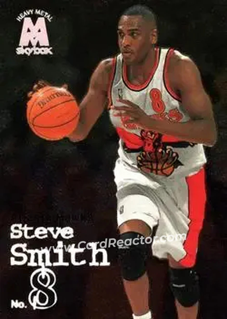 1998-99 SkyBox Molten Metal #105 - Steve Smith - Atlanta Hawks - Front 1998-99 SkyBox Molten Metal #105 - Steve Smith - Atlanta Hawks - Front