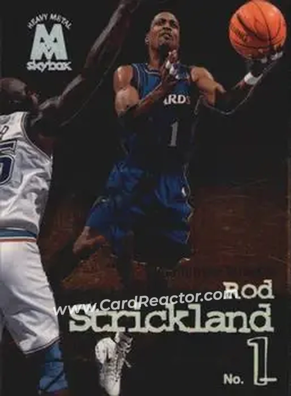 1998-99 SkyBox Molten Metal #107 - Rod Strickland - Washington Wizards - Front
