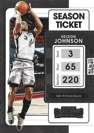 2021-22 Panini Contenders #1 Keldon Johnson