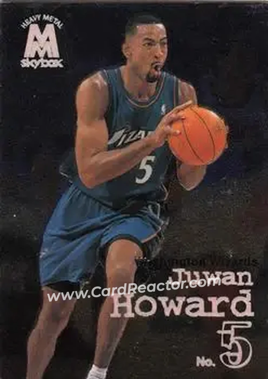 1998-99 SkyBox Molten Metal #109 - Juwan Howard - Washington Wizards - Front