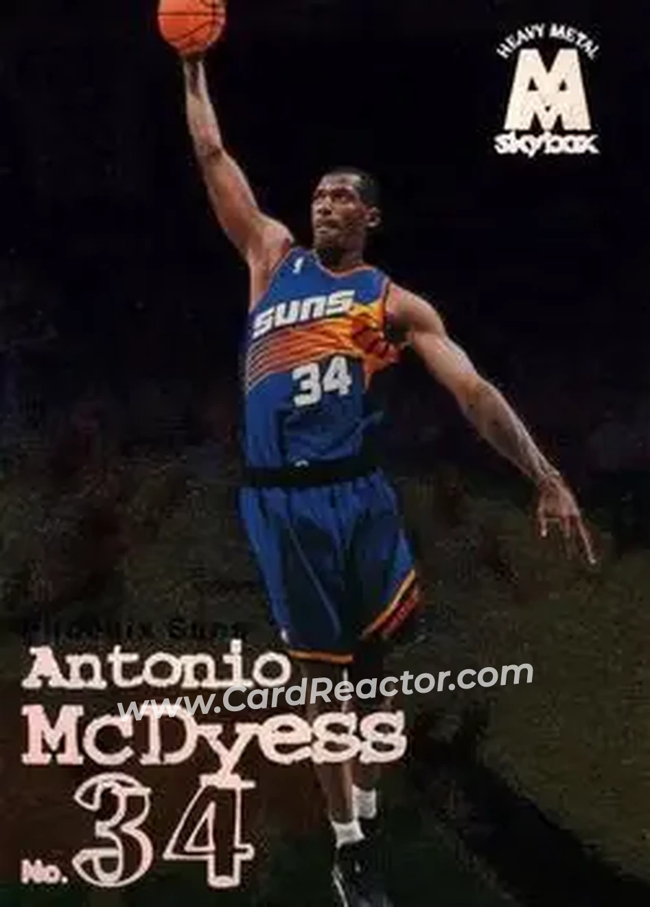 1998-99 SkyBox Molten Metal #112 - Antonio McDyess - Phoenix Suns - Front