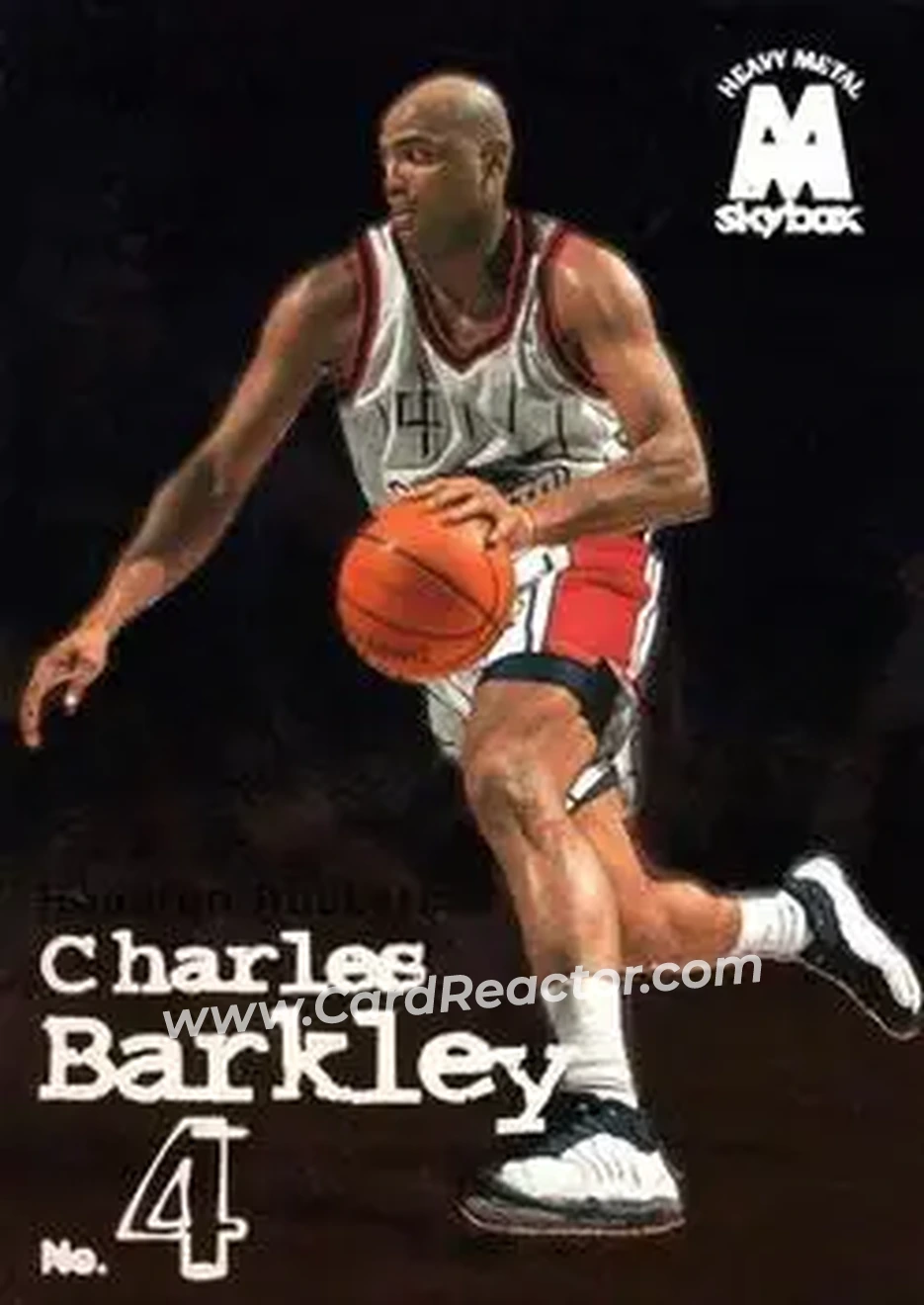 1998-99 SkyBox Molten Metal #113 - Charles Barkley - Houston Rockets - Front