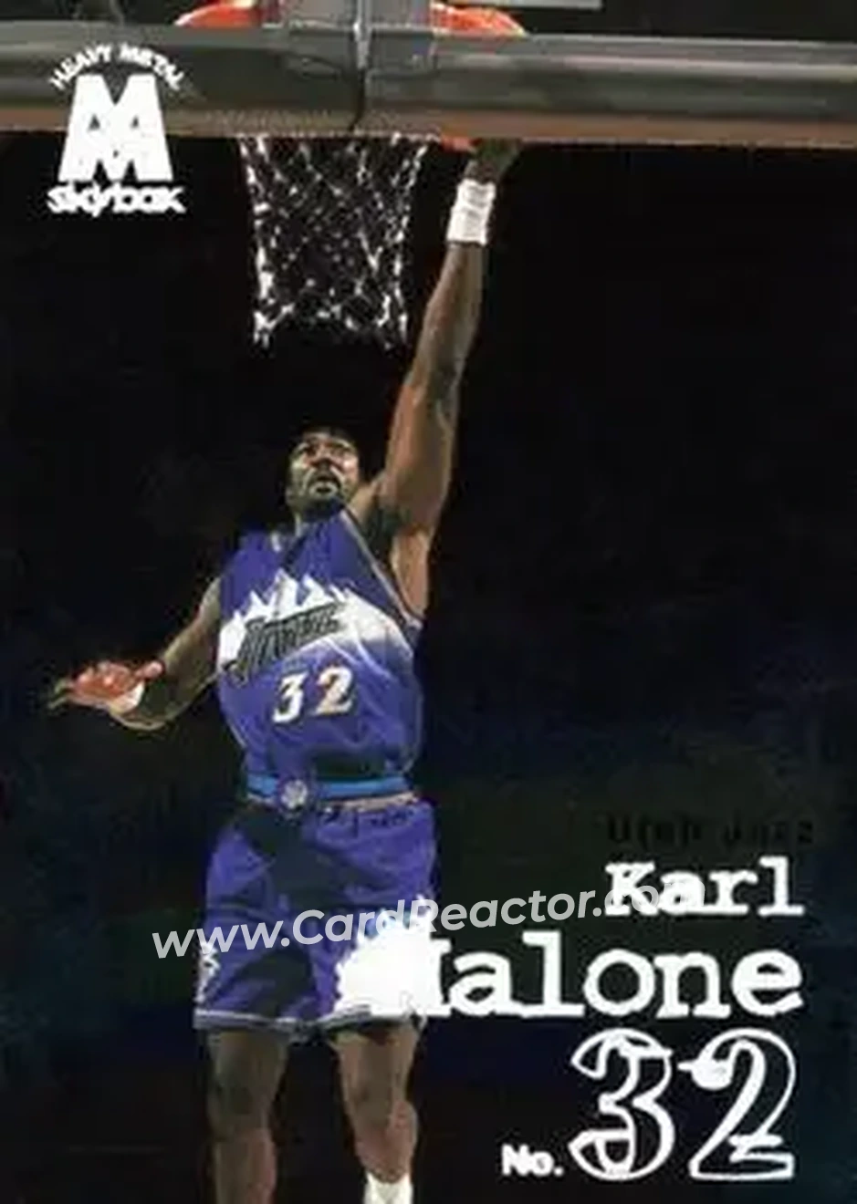 1998-99 SkyBox Molten Metal #114 - Karl Malone - Utah Jazz - Front
