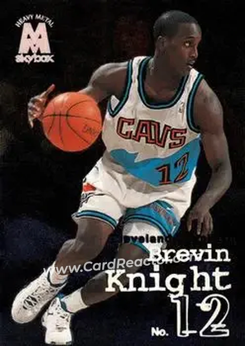 1998-99 SkyBox Molten Metal #117 - Brevin Knight - Cleveland Cavaliers - Front 1998-99 SkyBox Molten Metal #117 - Brevin Knight - Cleveland Cavaliers - Front