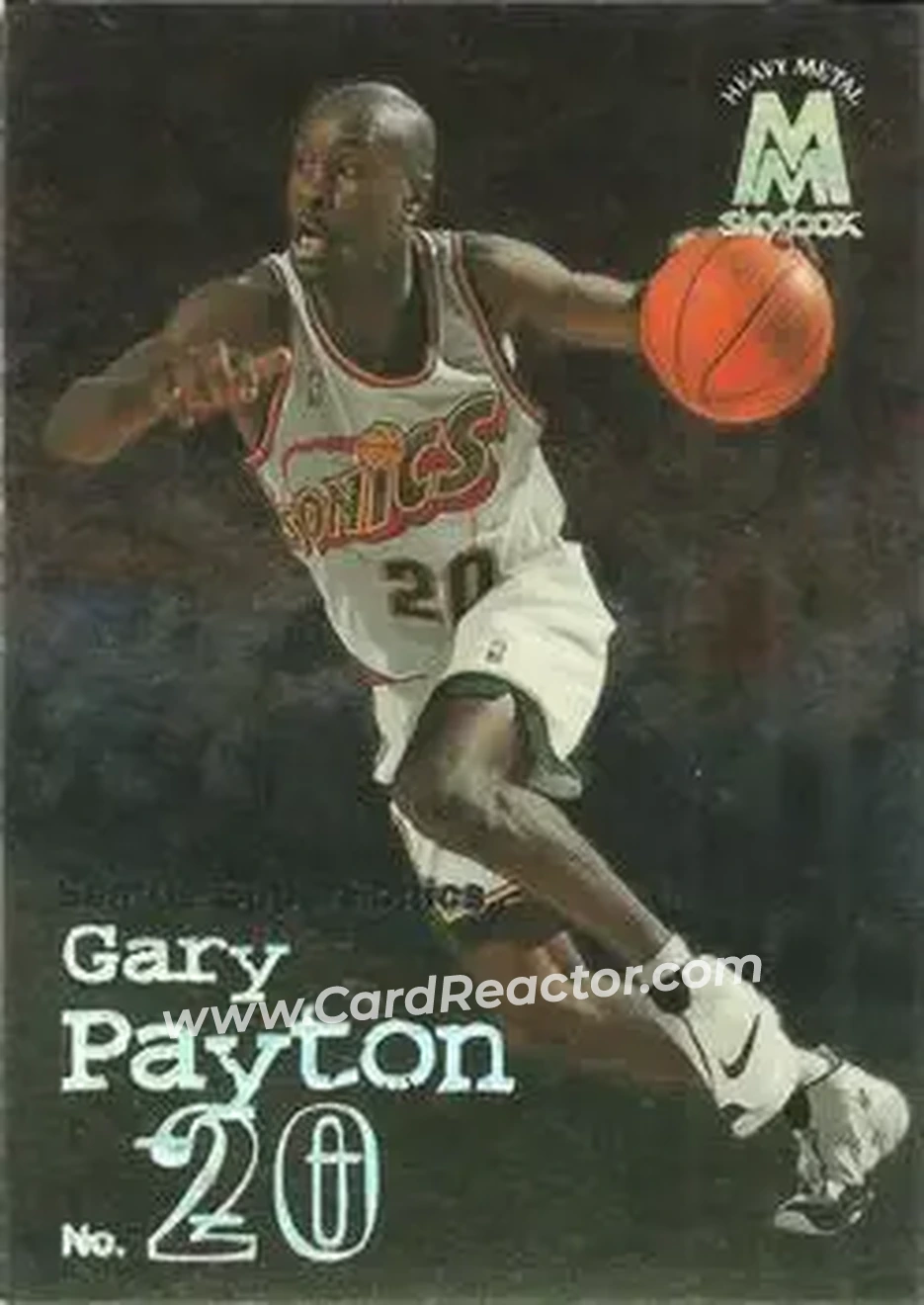 1998-99 SkyBox Molten Metal #118 - Gary Payton - Seattle SuperSonics - Front 1998-99 SkyBox Molten Metal #118 - Gary Payton - Seattle SuperSonics - Front