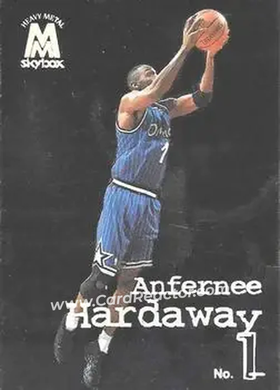 1998-99 SkyBox Molten Metal #126 - Anfernee Hardaway - Orlando Magic - Front 1998-99 SkyBox Molten Metal #126 - Anfernee Hardaway - Orlando Magic - Front