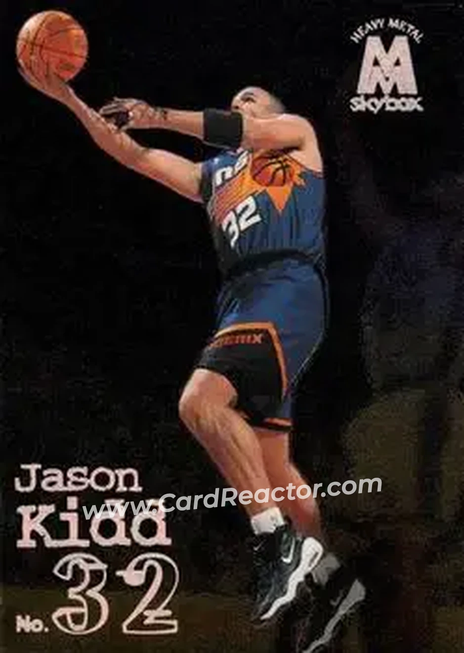 1998-99 SkyBox Molten Metal #127 - Jason Kidd - Phoenix Suns - Front 1998-99 SkyBox Molten Metal #127 - Jason Kidd - Phoenix Suns - Front